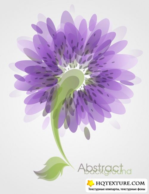 Stock Vector - Abstract Flower Backgrounds