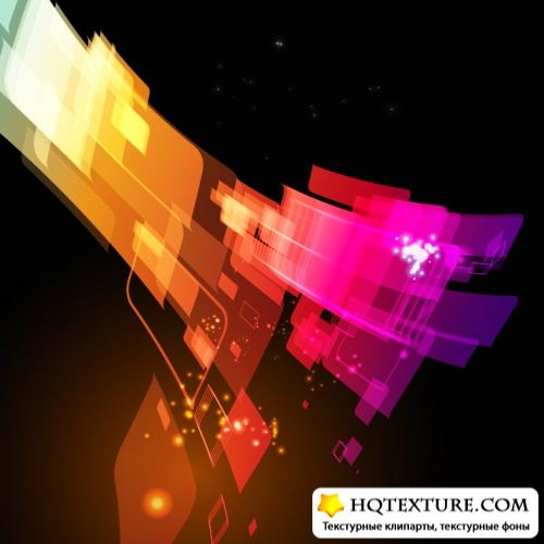  . Color Abstract Backgrounds - Stock Vectors