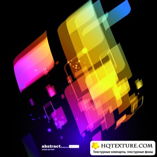  . Color Abstract Backgrounds - Stock Vectors