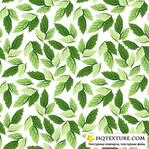 Stock Vector - Seamless Floral Backgrounds