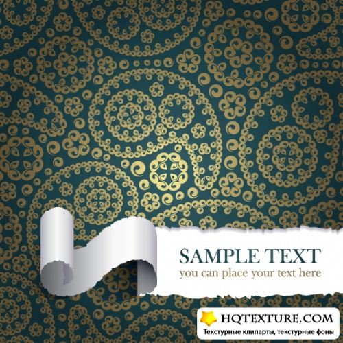 Stock Vector - Vintage Paisley Backgrounds