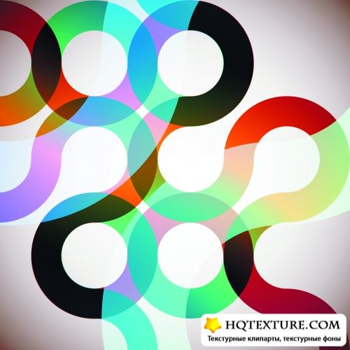 Abstract Circles Backgrounds Vector