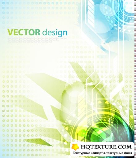 Multicolor vector futurictic