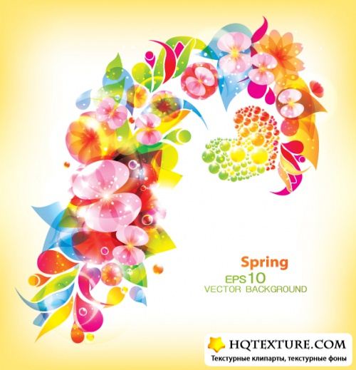 Stock Vector - Abstract Spring Backgrounds