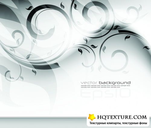 Grey Abstract Backgrounds Vector