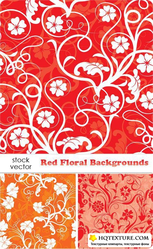 Red Floral Backgrounds