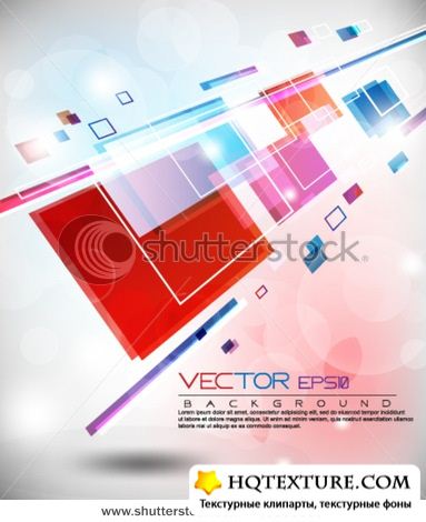 Multicolor abstract vector design