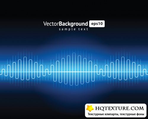 Audio wave light - Stock Vectors |  