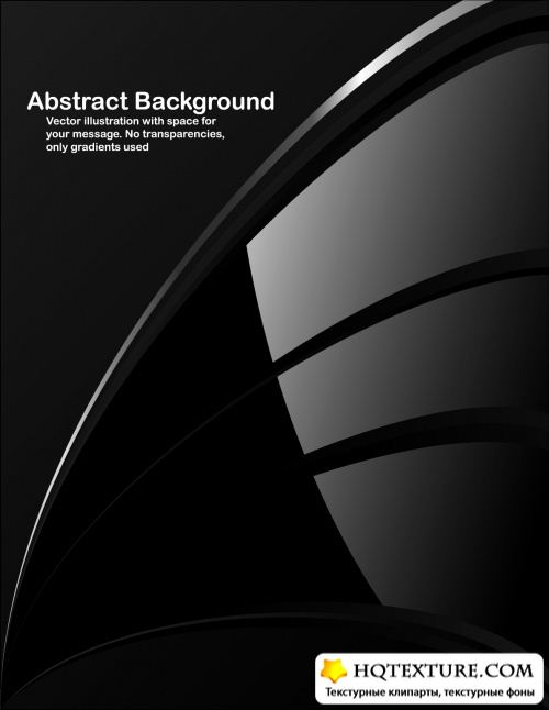 Black Abstract Backgrounds Vector 