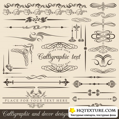 GraphicRiver - Calligraphic design elements 