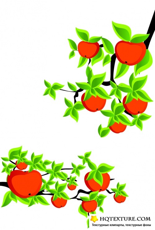 Backgrounds with apples 
