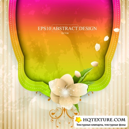 Color Abstract Backgrounds Vector 2