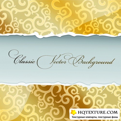 Classic Vintage Backgrounds Vector