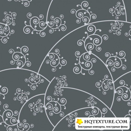 Ornate floral patterns vector