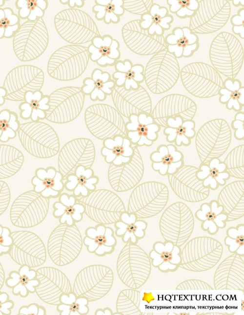 Ornate floral patterns vector