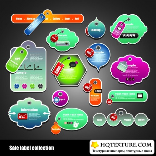 Sale Labels Vector Collection