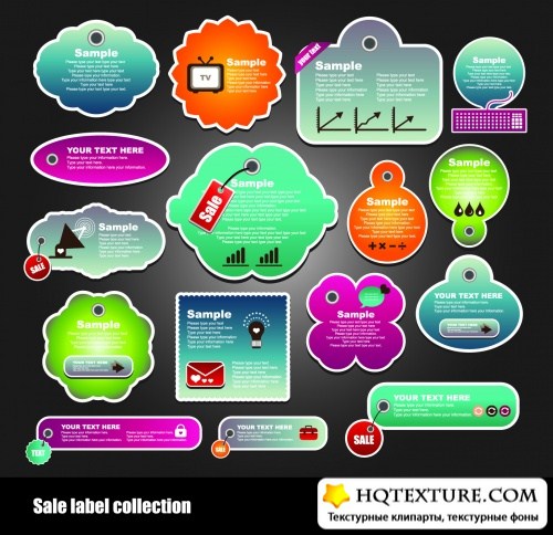 Sale Labels Vector Collection