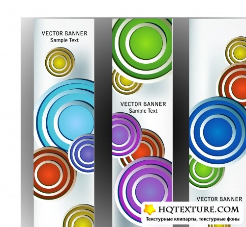    | New abstract stylish banners vector