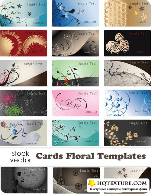   - Cards Floral Templates 