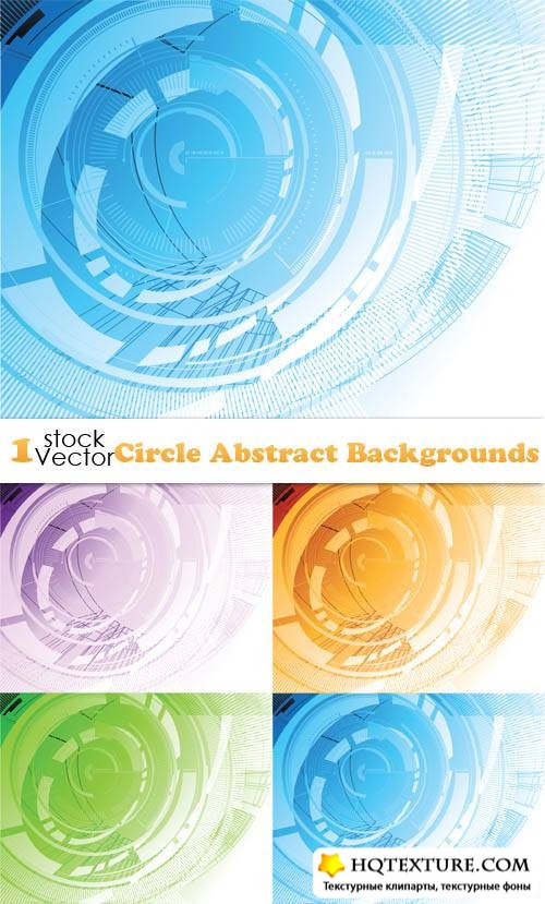 Circle Abstract Backgrounds Vector