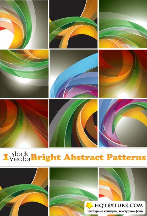 Bright Abstract Patterns Vector
