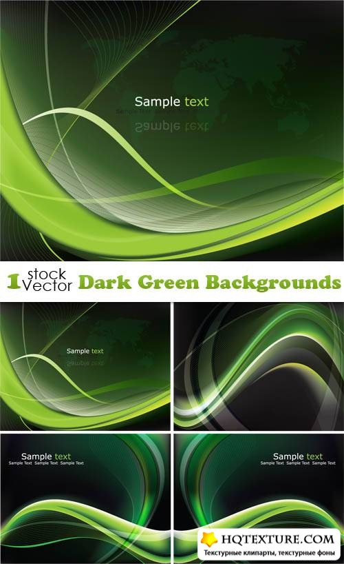 Dark Green Backgrounds Vector