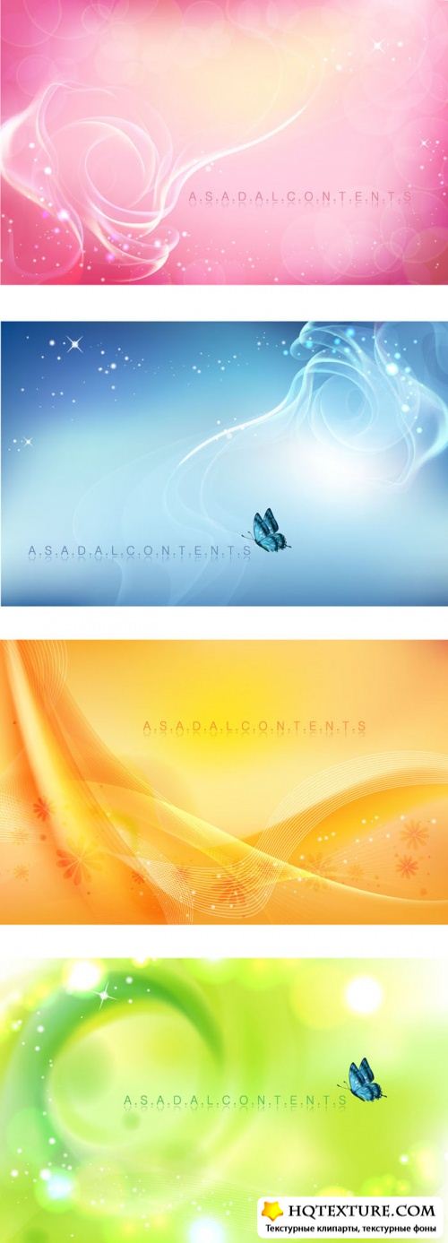 Abstract backgrounds set 4