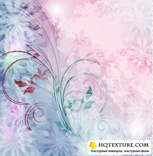 Vector Floral bacgrounds -    