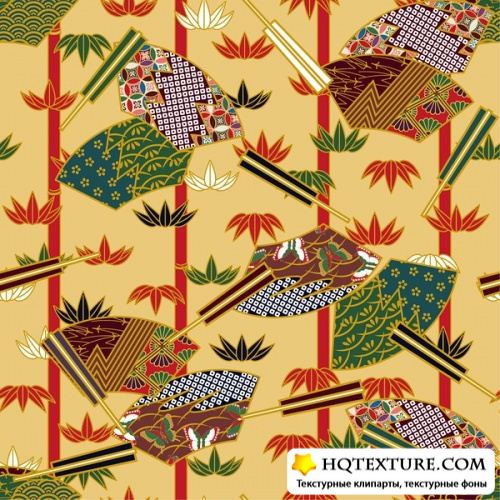 Japanese-style pattern background