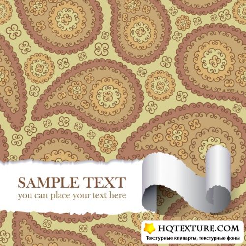 Stock Vector - Vintage Paisley Backgrounds 3
