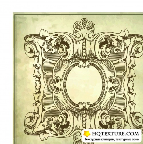   | Classical vintage vector background