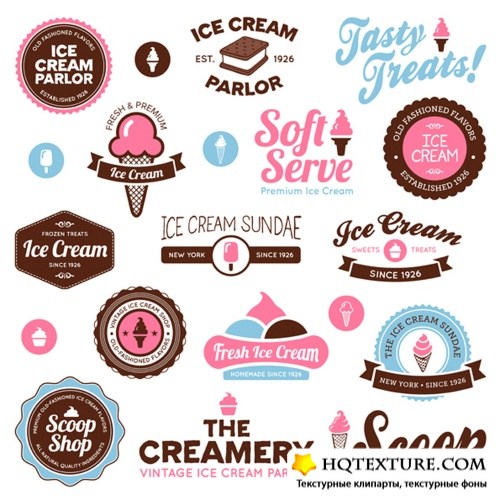 Vector set food and drink /     