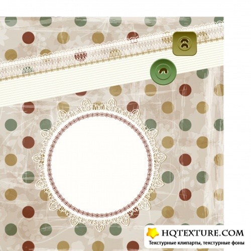 Retro background with lace napkins