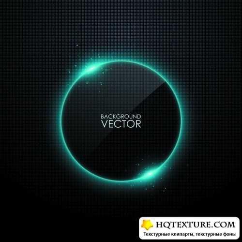 Dark Glowing Backgrounds Vector 