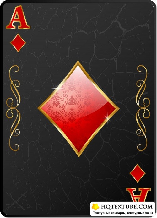 Stock: Casino - black cards 