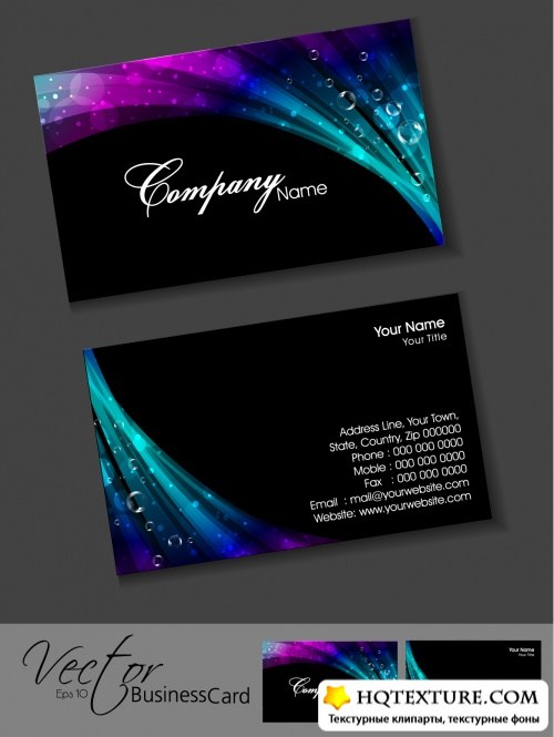 Elegant Business Cards Vector 4
