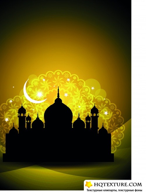    9 | Islam theme vector set 9