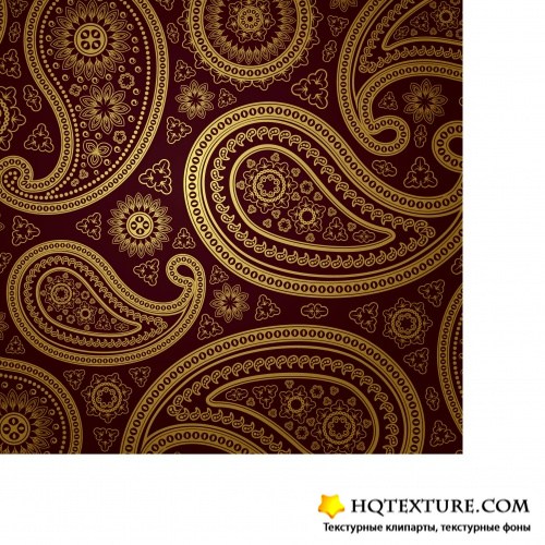 Seamless floral abstract pattern