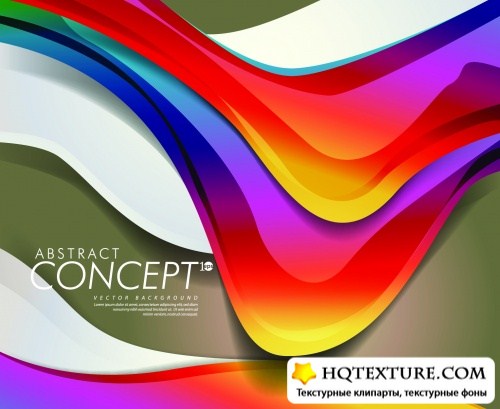 Abstract Color Backgrounds Vector 5