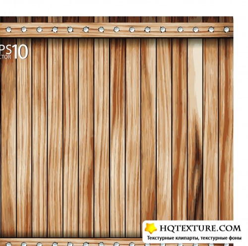  | Wooden texture background vector