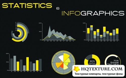 Infographics Cards Vector