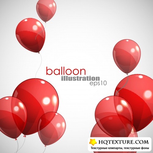     | Background with colorful balloons vector