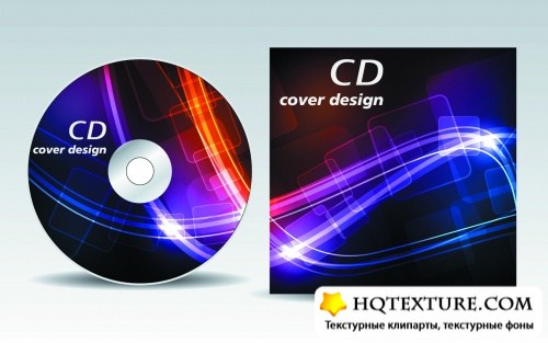 Abstract CD Covers Vector