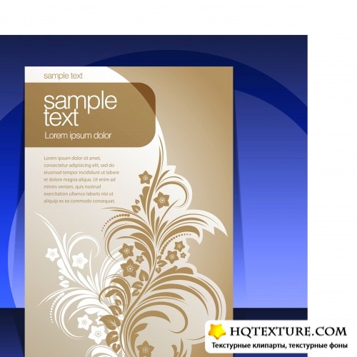      | Presentation of creative flyer and cover brochure vector