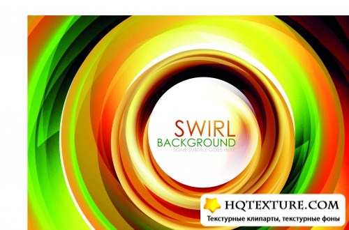     | Colorful swirl abstract background vector