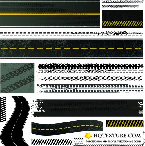 Stock: Tire track collection