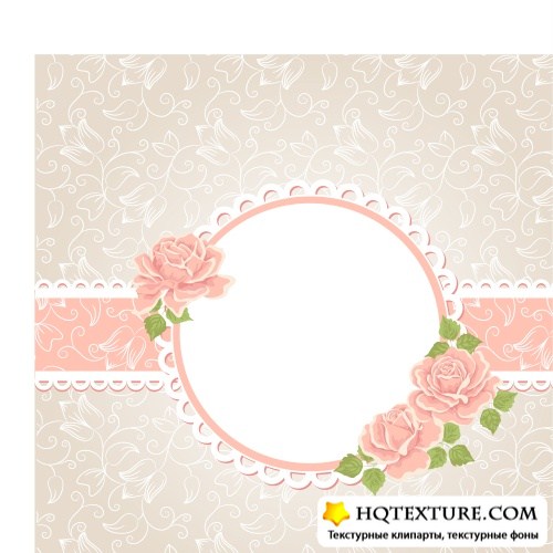Greeting floral card