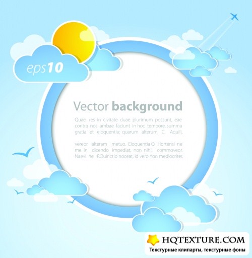 Weather Backgrounds Vector