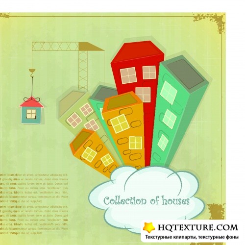      | Retro template city and vacation vector
