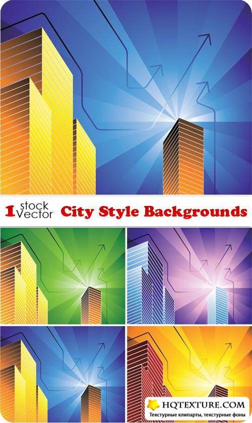 City Style Backgrounds Vector